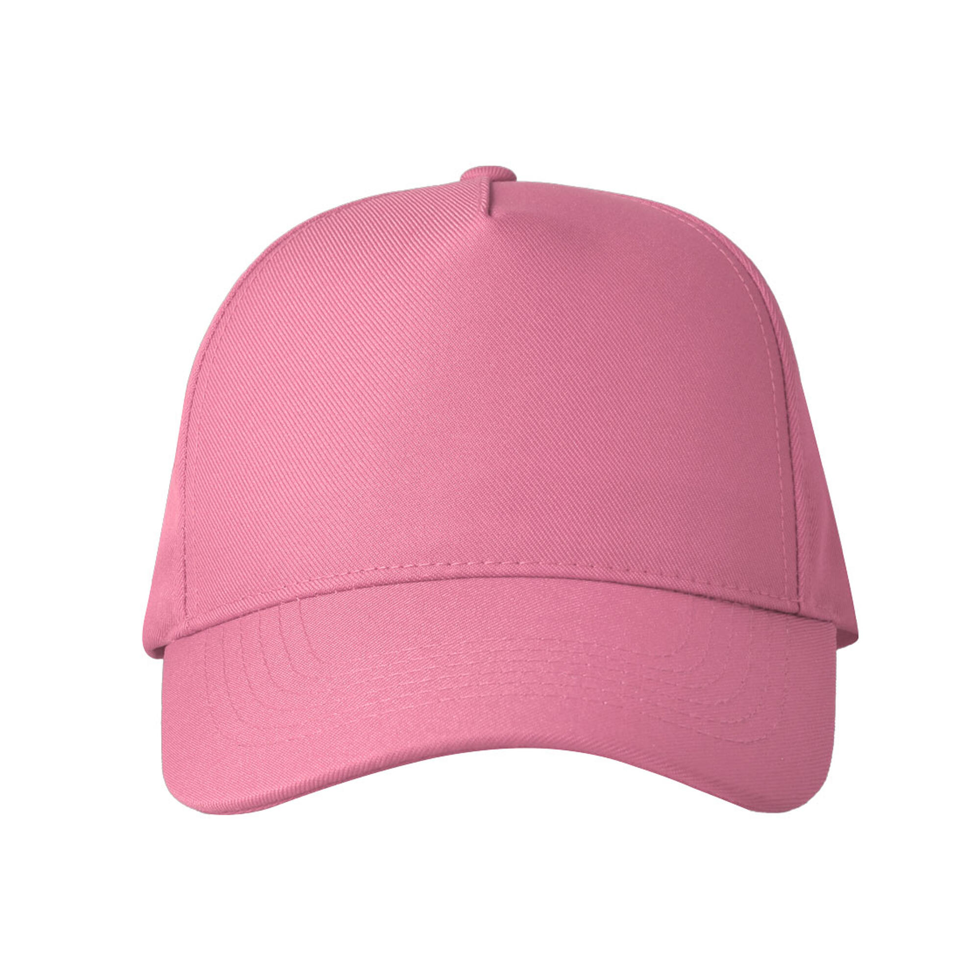 Childrens/Kids Recy Five 5 Panel Recycled Baseball Cap (Pink) 3/3