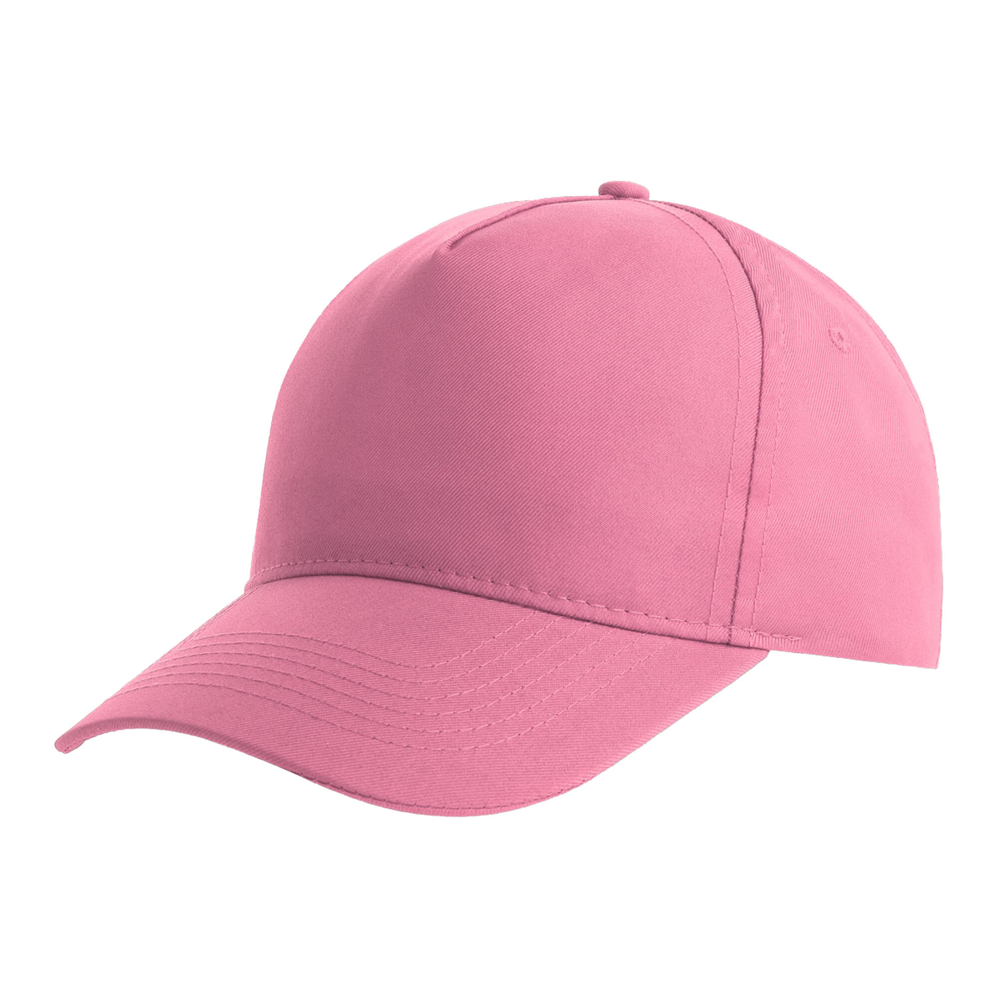 Childrens/Kids Recy Five 5 Panel Recycled Baseball Cap (Pink) 1/3