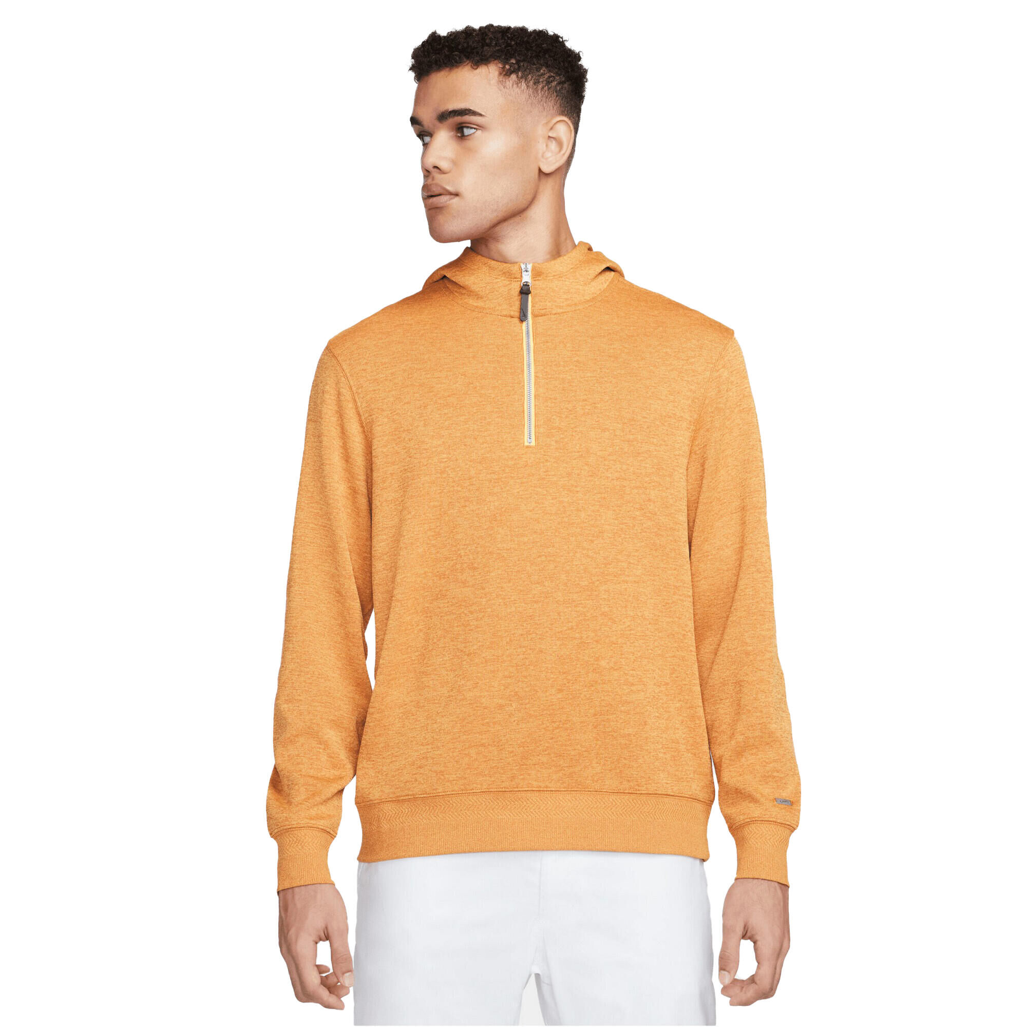 NIKE Mens DriFIT Golf Hoodie (Monarch/Laser Orange/Brushed Silver)