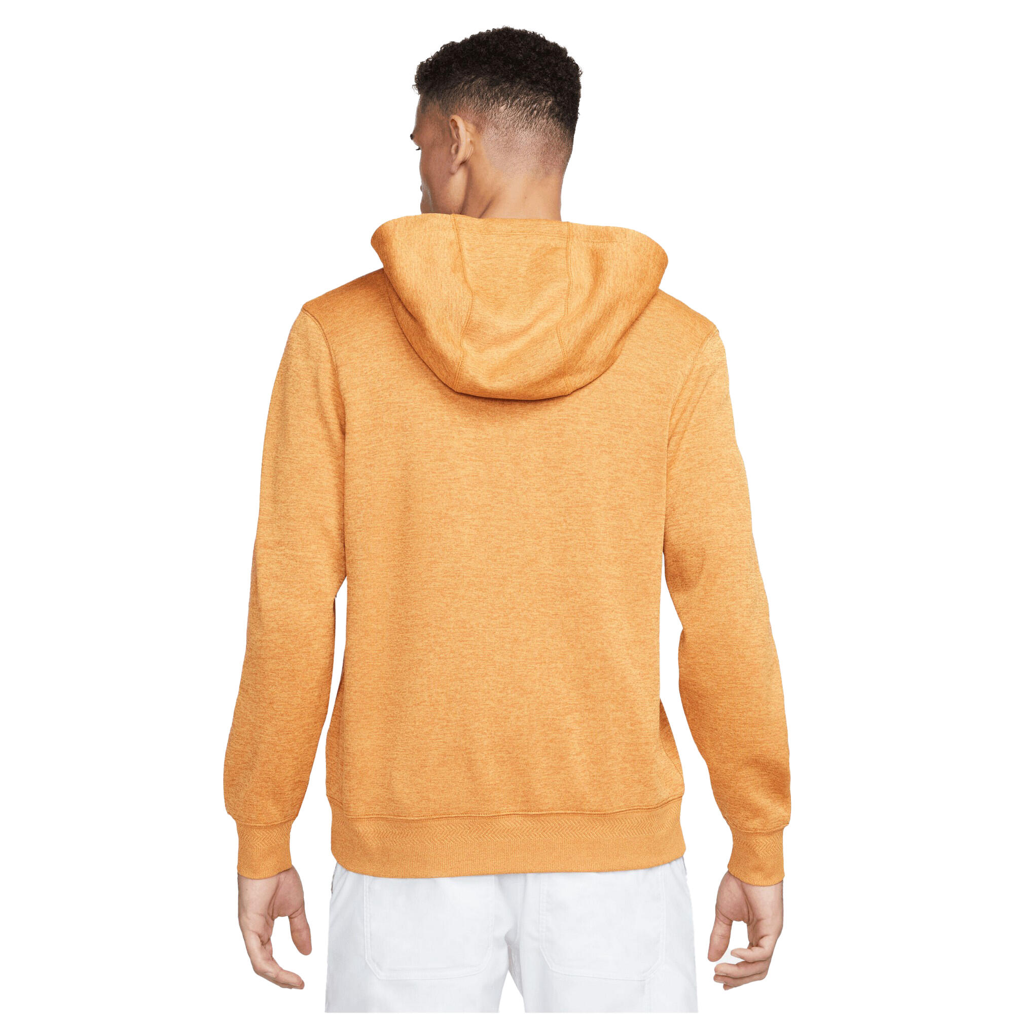 Mens DriFIT Golf Hoodie (Monarch/Laser Orange/Brushed Silver) 2/3