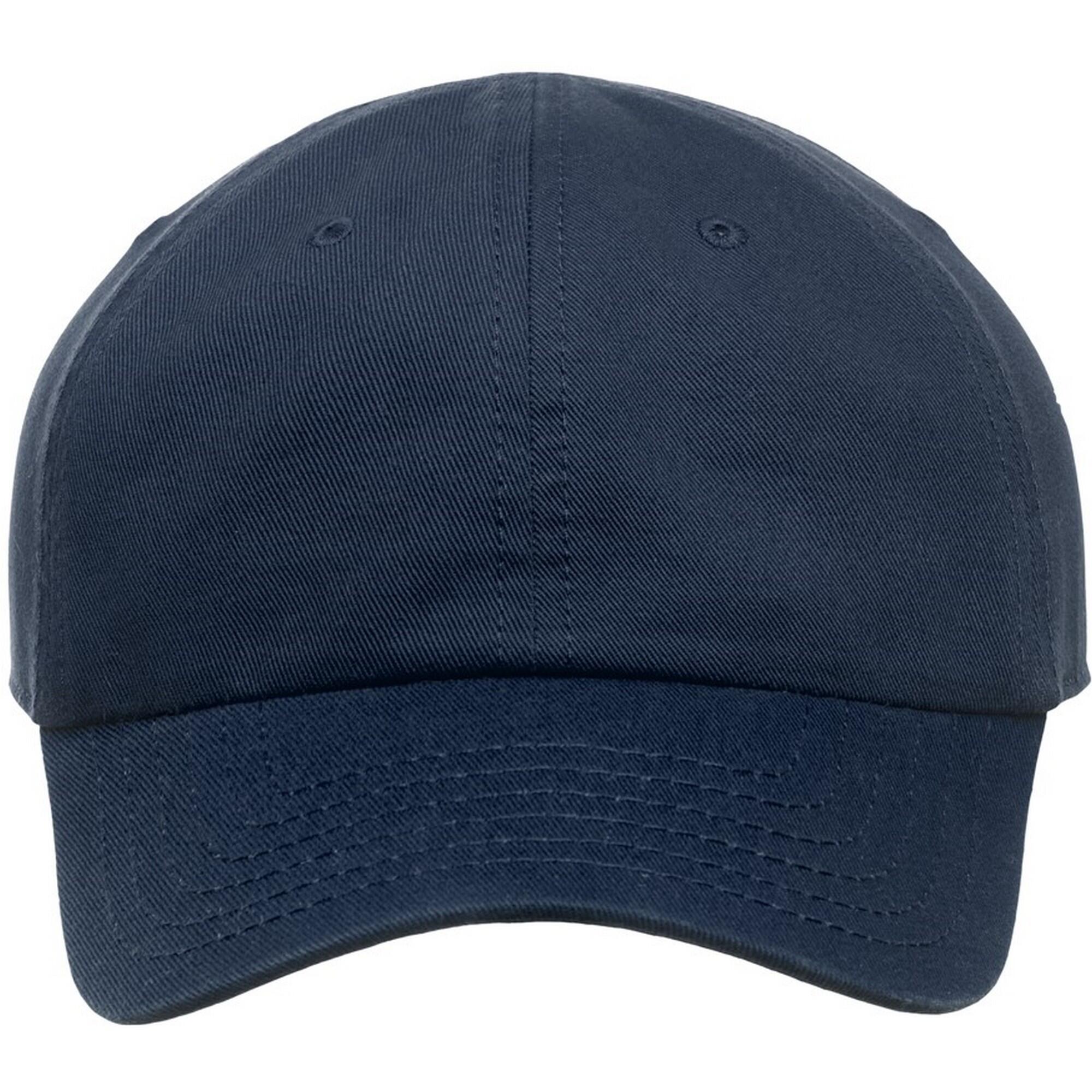 Childrens/Kids Fraser 6 Panel Organic Cotton Baseball Cap (Navy) 1/3