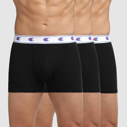 BOXER CHAMPION LEGACY WHOLE PLAIN X 3 Zwart /Zwart /Zwart XXL
