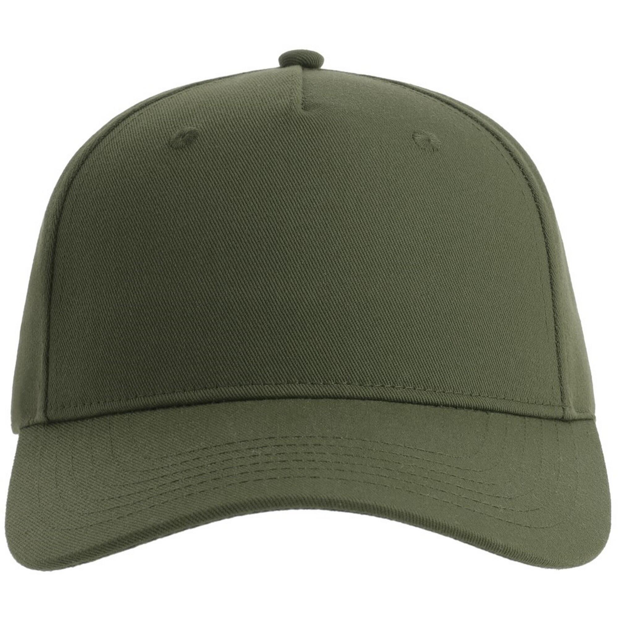 Unisex Adult Fiji Recycled Polyester Cap (Olive) 2/3