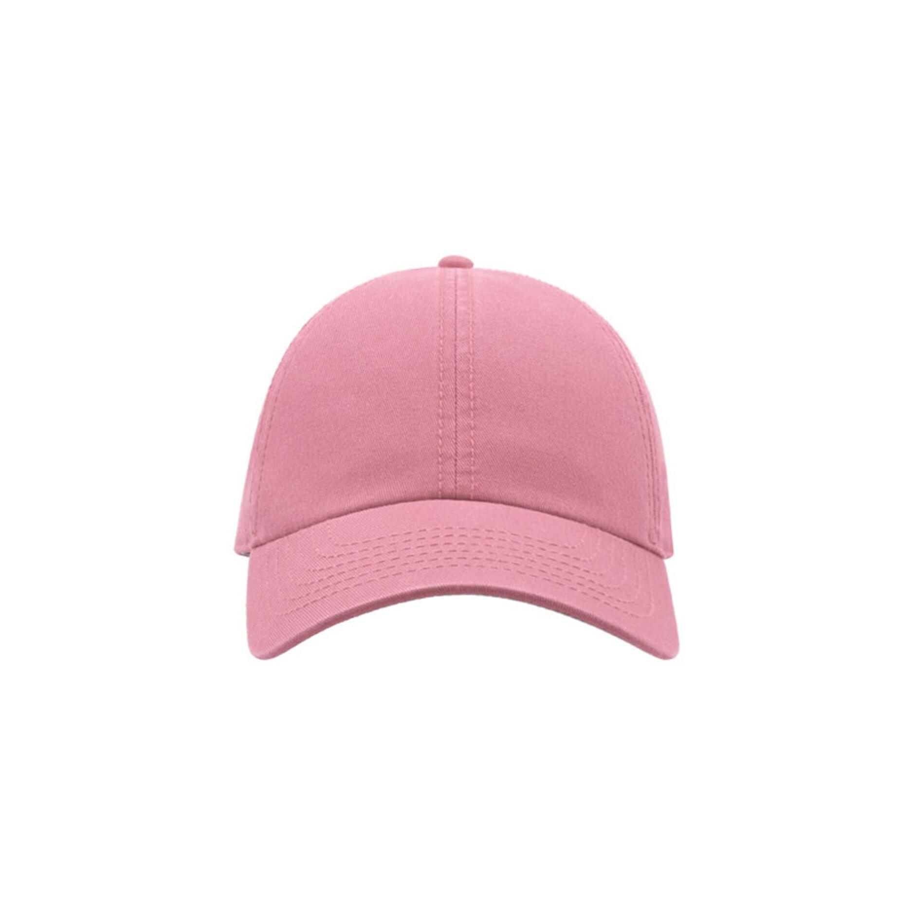 ATLANTIS Action 6 Panel Chino Baseball Cap (Pack of 2) (Pink)
