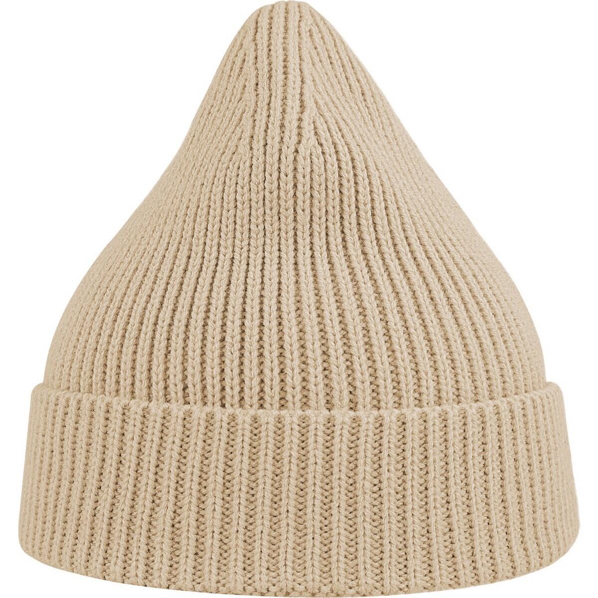 Unisex Adult Andy Recycled Polyester Beanie (Beige) 2/3