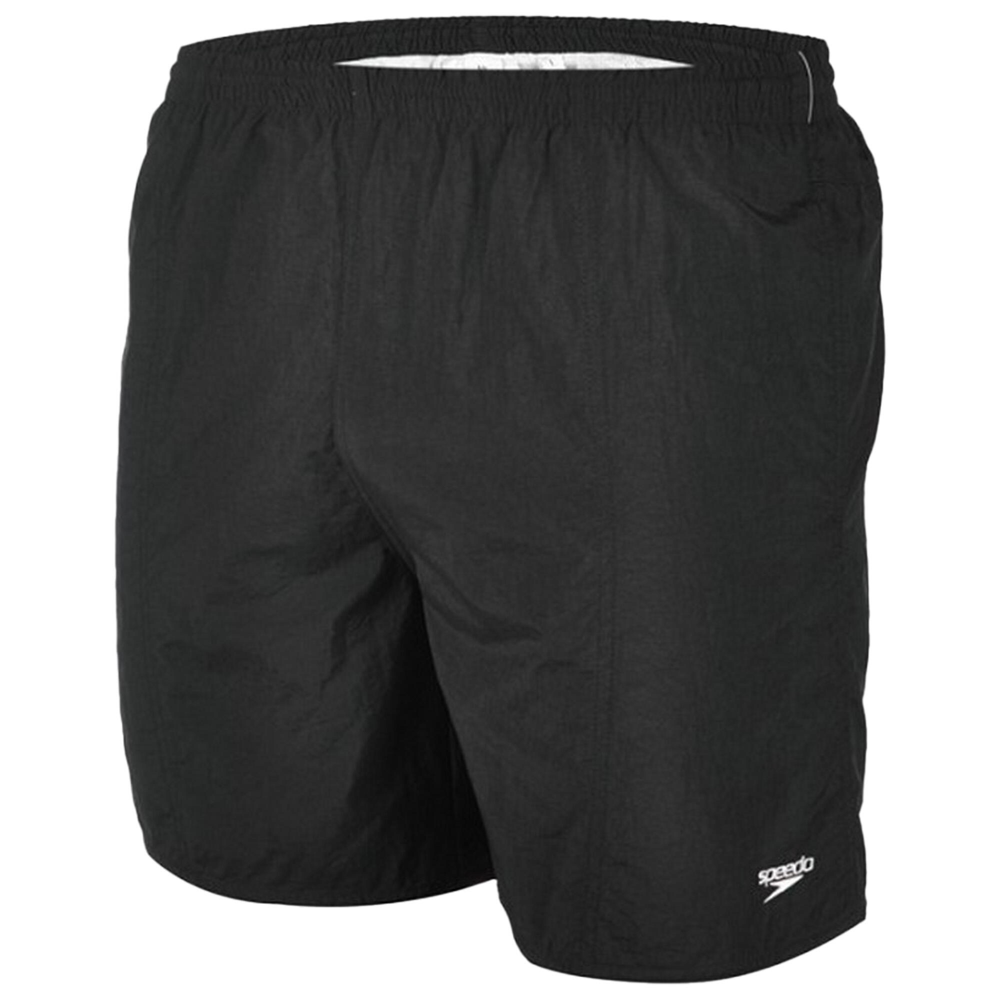SPEEDO Mens Essential 16 Swim Shorts (Black)