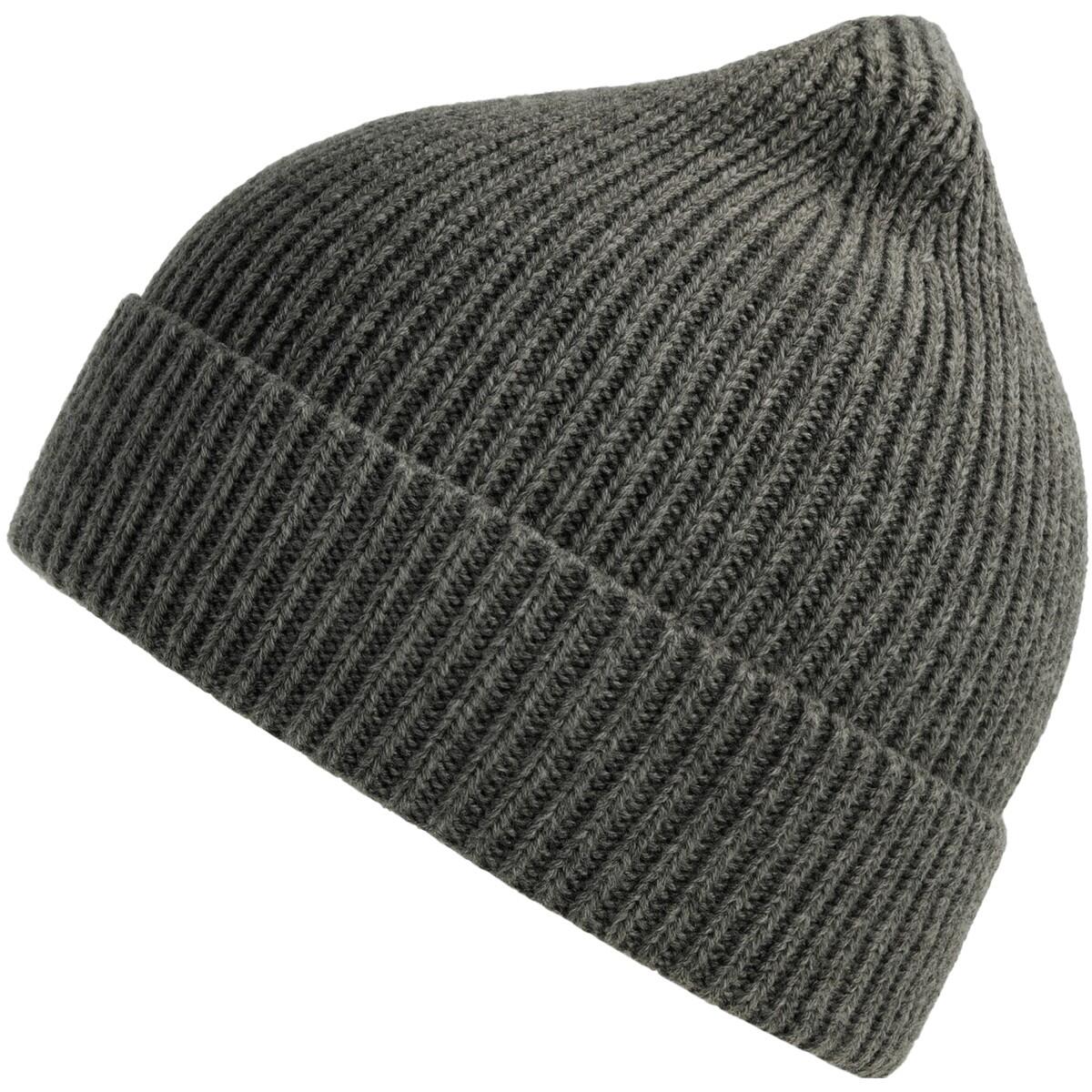 Unisex Adult Andy Recycled Polyester Beanie (Dark Grey Melange) 3/3