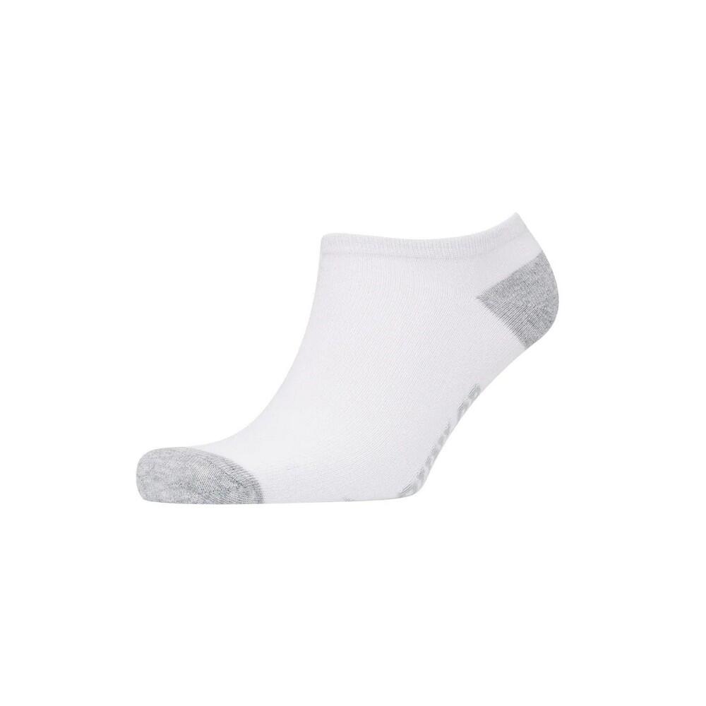 Mens Sticklebarn Trainer Socks (Pack of 5) (White) 2/2