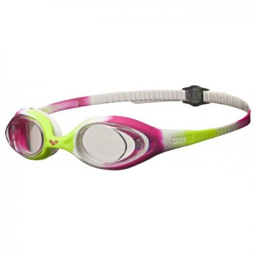 Lunettes de natation SPIDER Enfant (Vert clair / Fuchsia / Blanc)