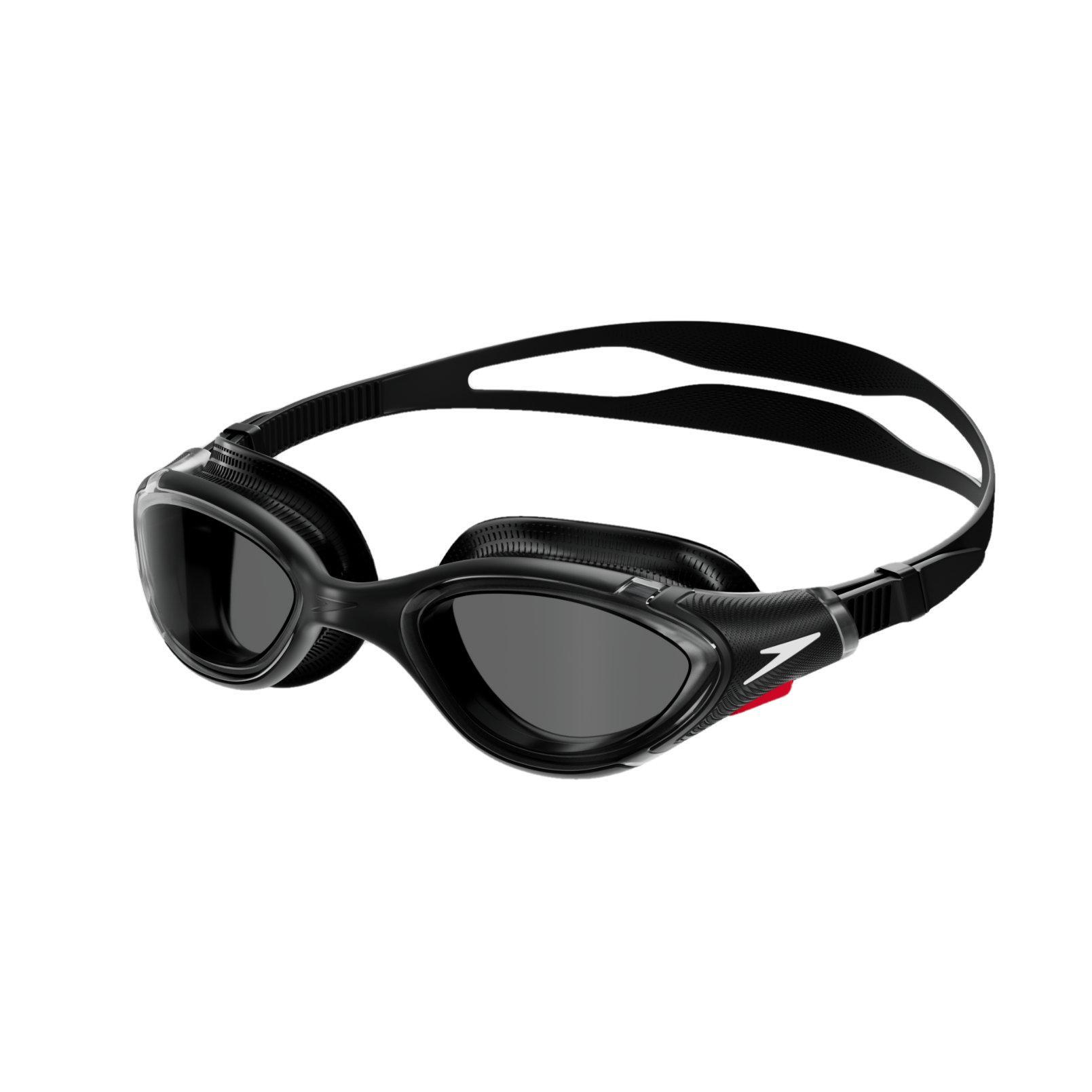 Mens Biofuse Swimming Goggles (Black/White/Smoke) 1/1