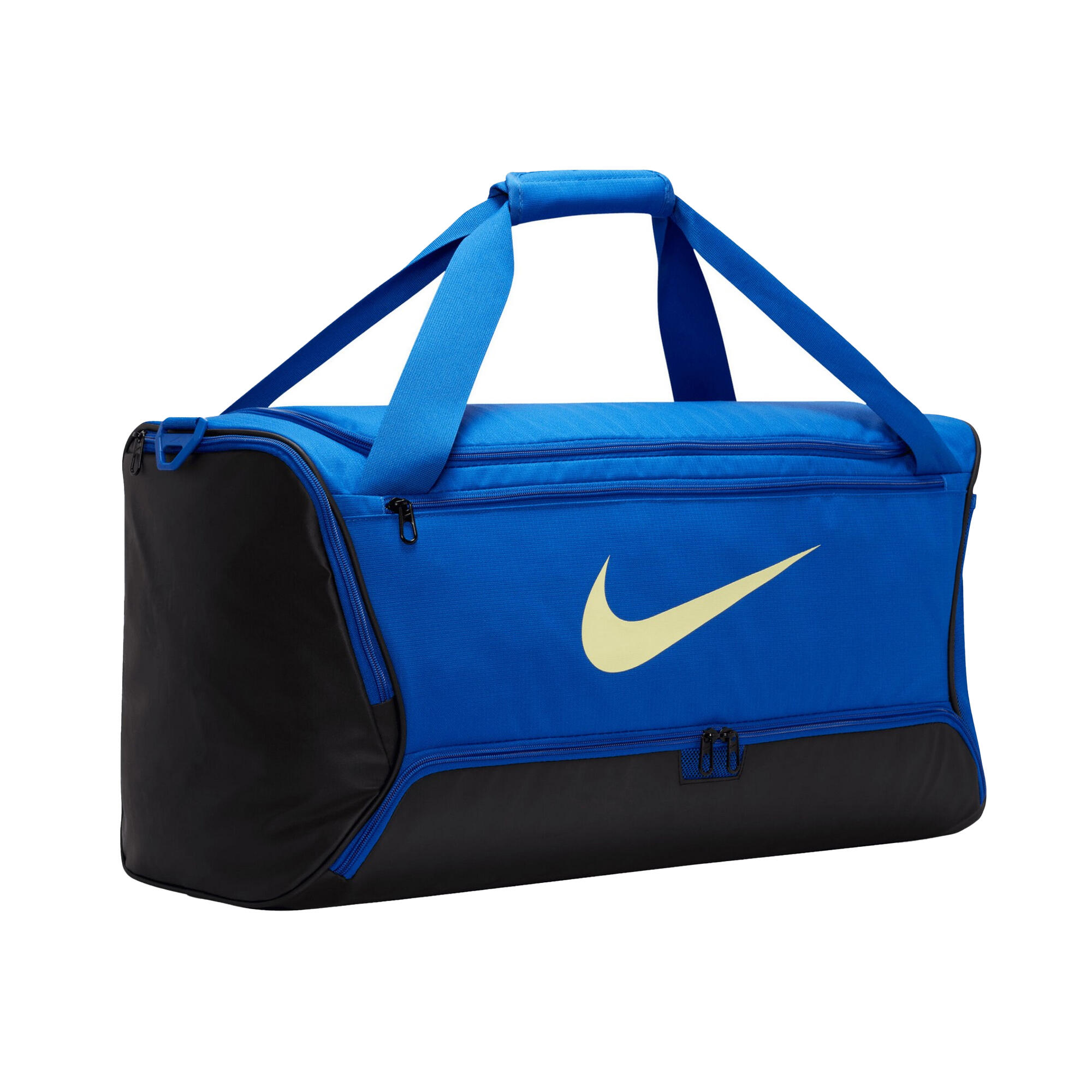 Brasilia Swoosh Training 60L Duffle Bag (Hyper Royal/Black/Citron Tint) 4/4