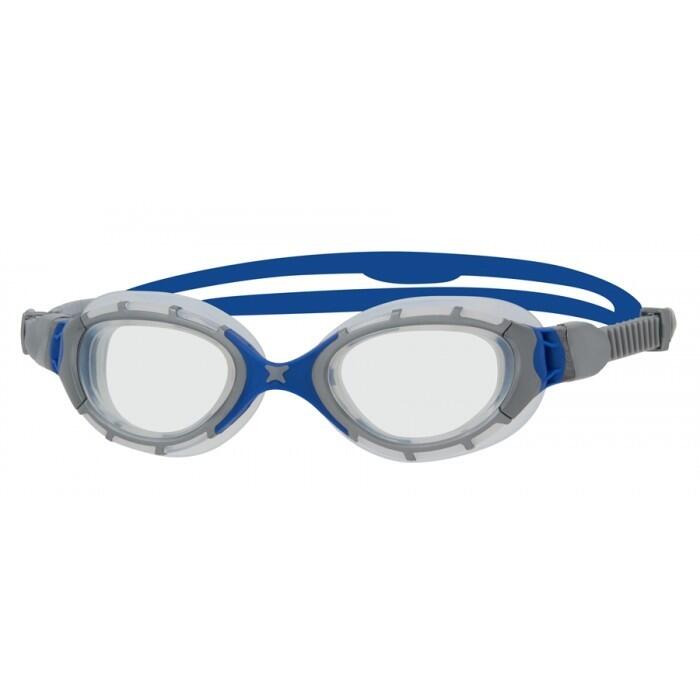 PREDATOR FLEX Adult Swim Goggles (Grey / Blue)