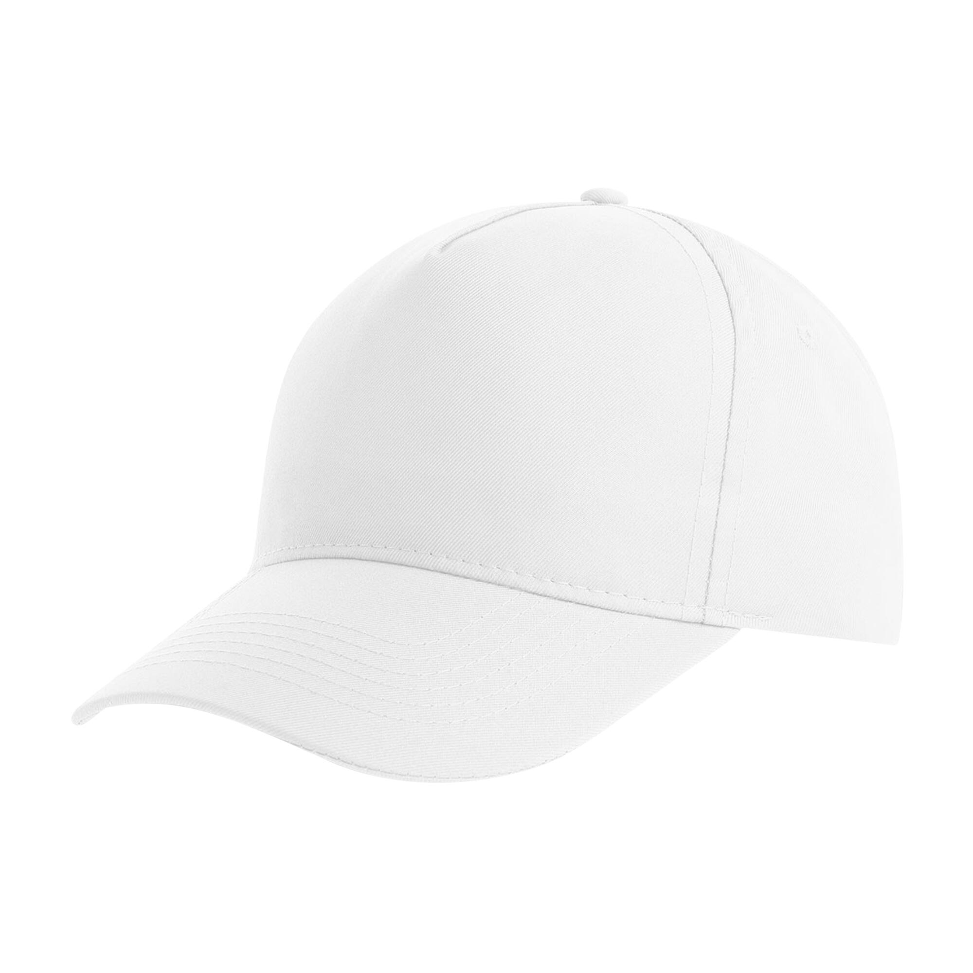 ATLANTIS Recy Five Recycled Polyester Baseball Cap (White)