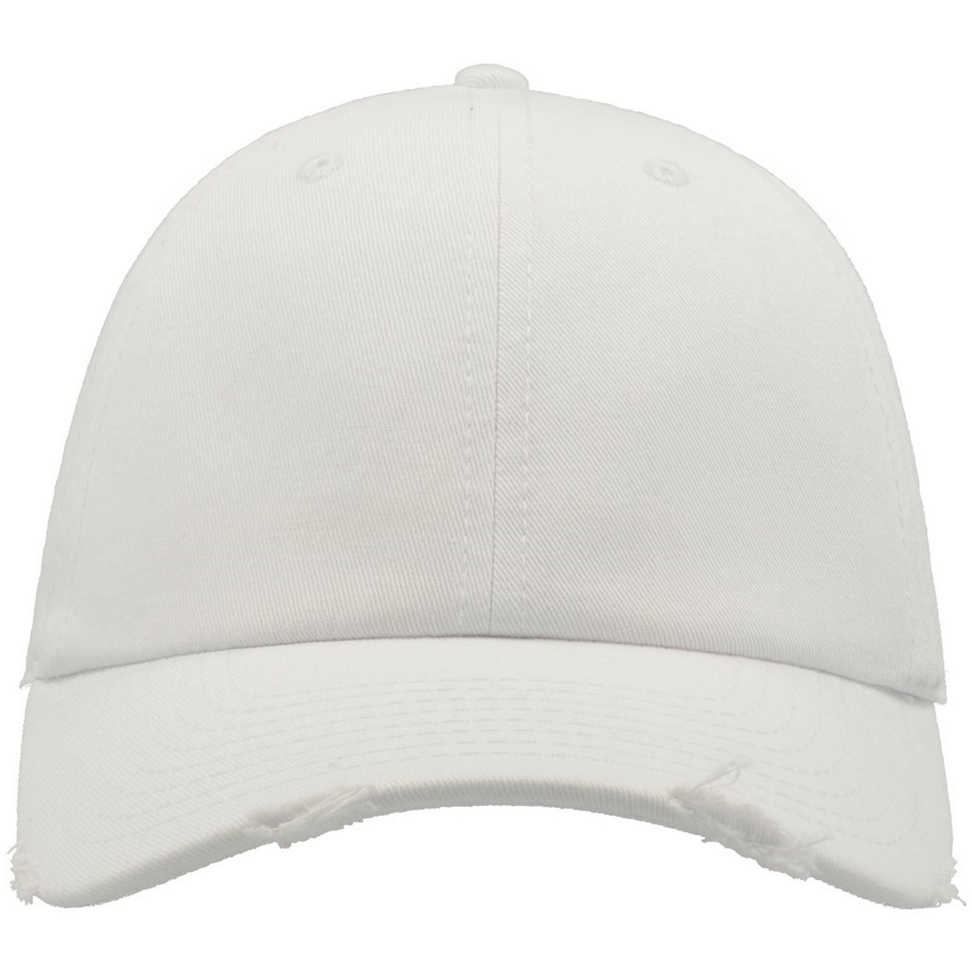 ATLANTIS 6 Panel Baseball Cap (White)