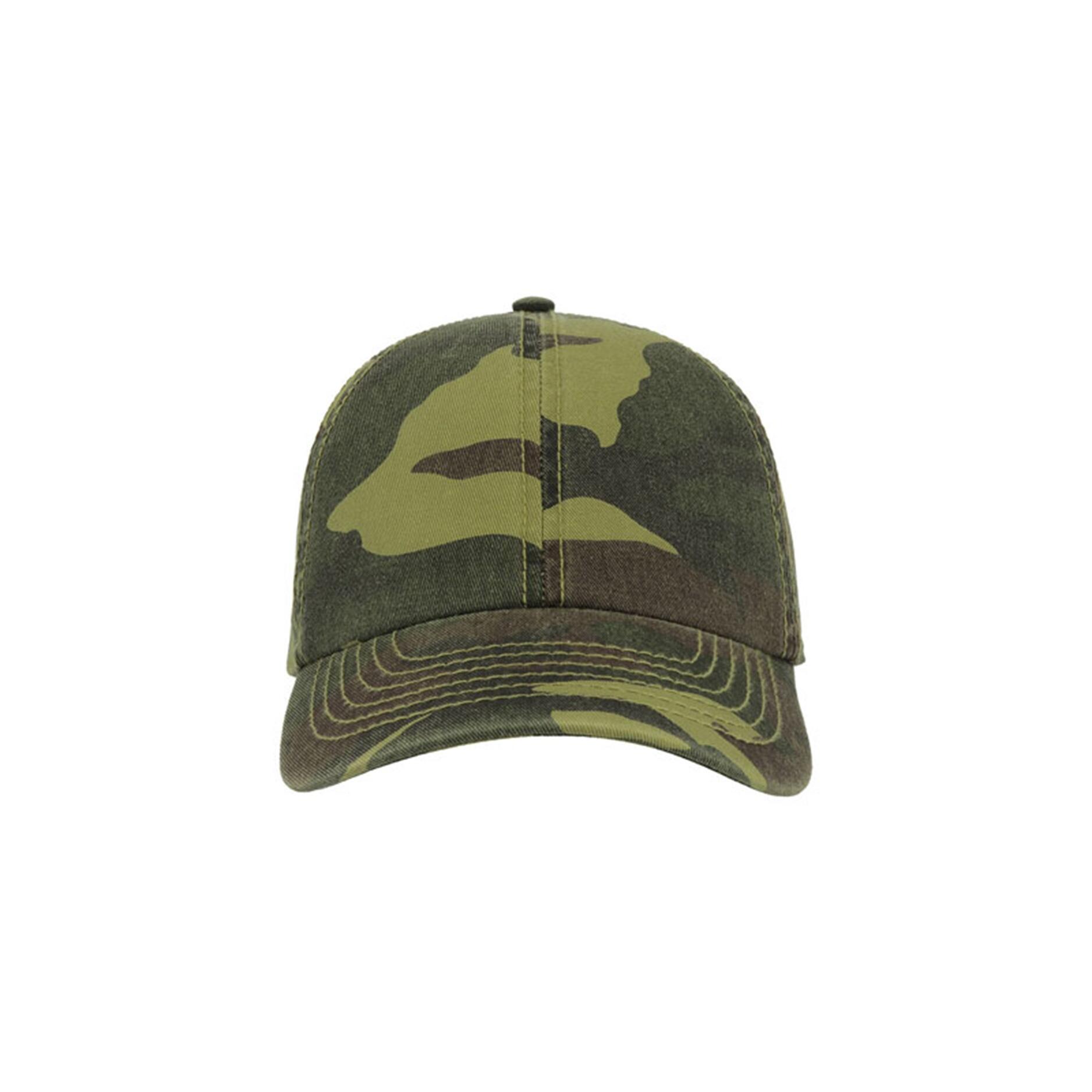 ATLANTIS Action 6 Panel Chino Baseball Cap (Pack of 2) (Camouflage)