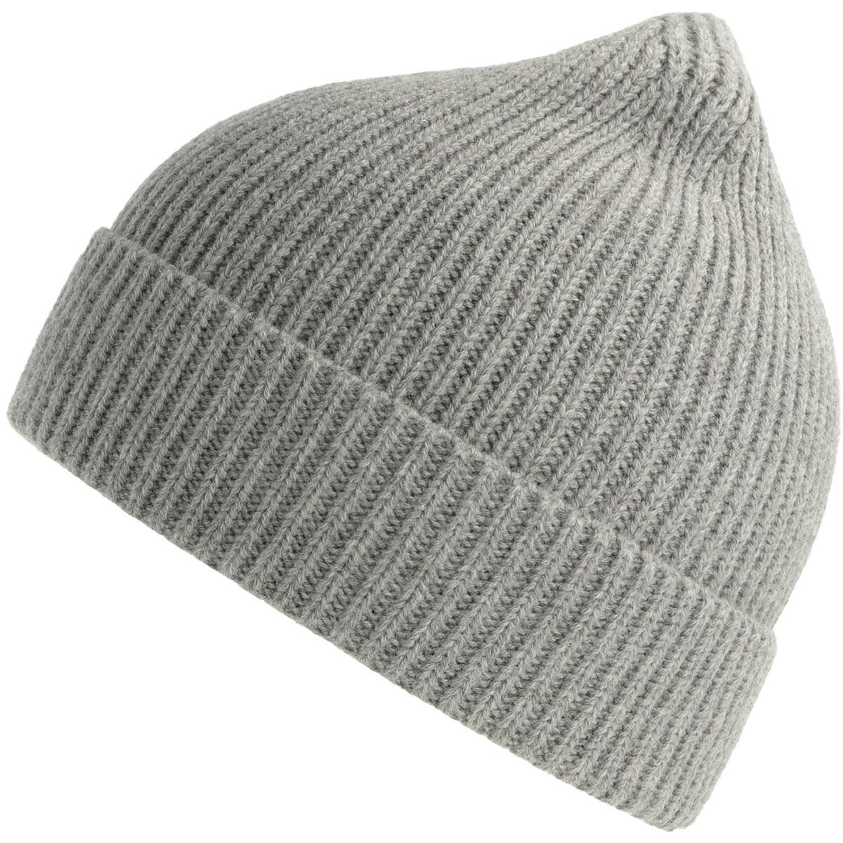 Unisex Adult Andy Recycled Polyester Beanie (Light Grey Melange) 3/3