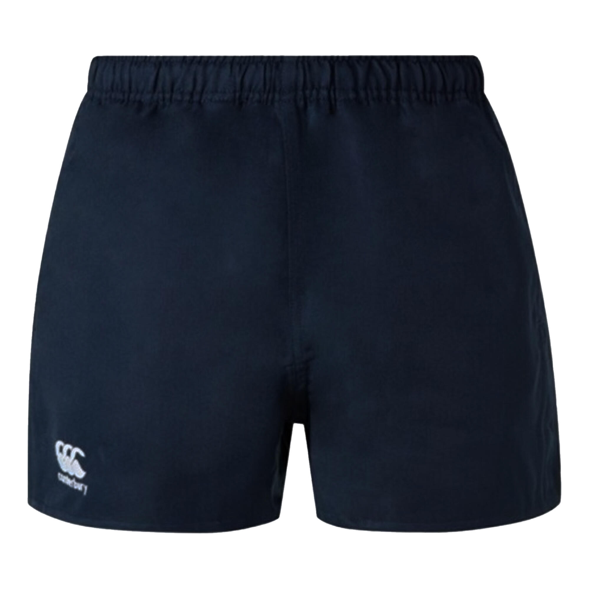 Childrens/Kids Professional Polyester Shorts (Navy) 1/4