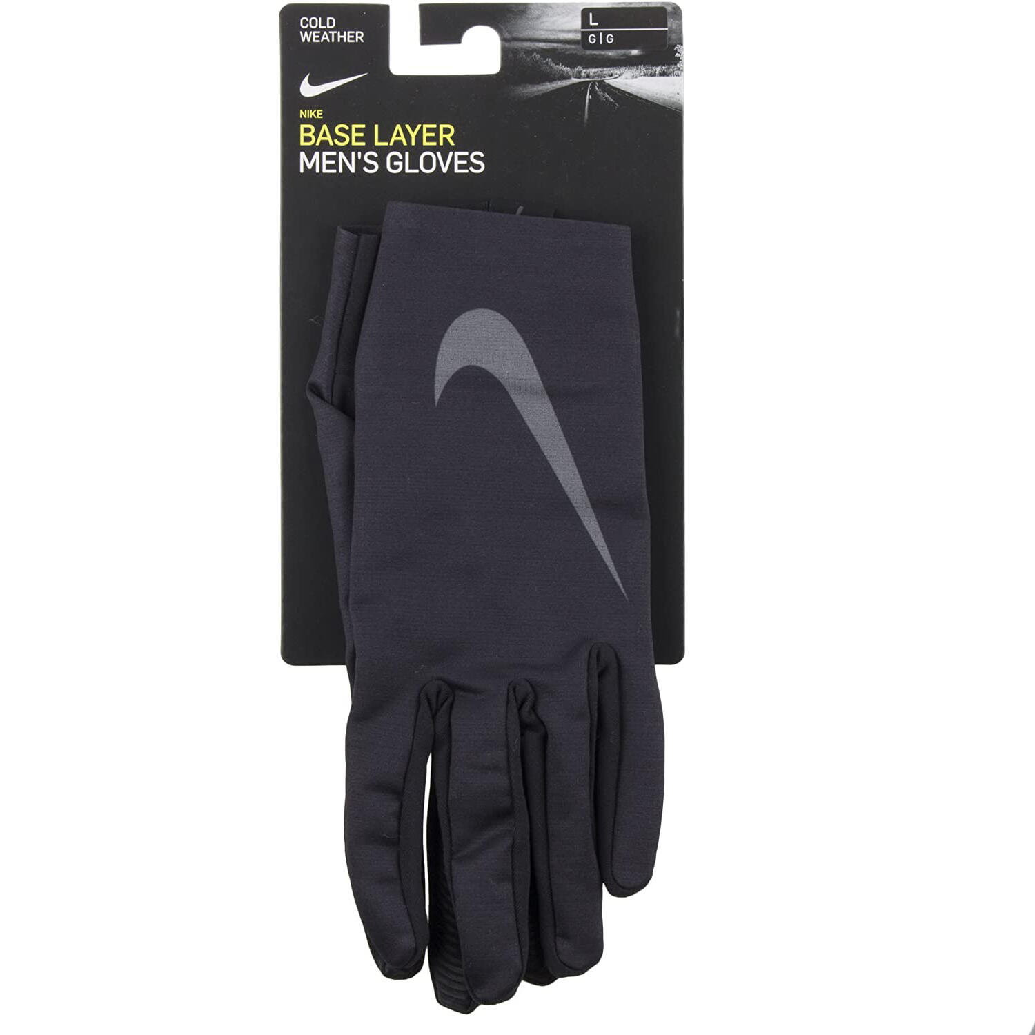 Basisschicht Handschuhe Herren Schwarz 3/4