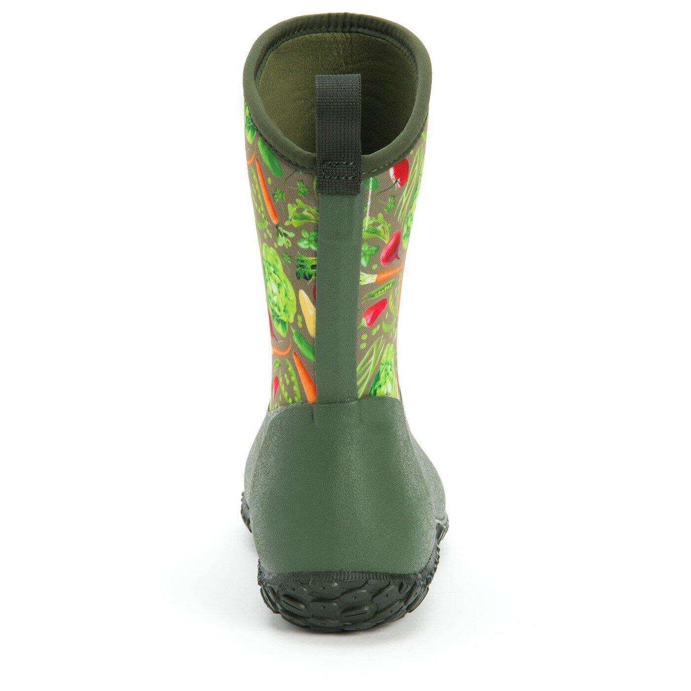 Womens/Ladies RHS Muckster II Boots (Green Print) 2/4