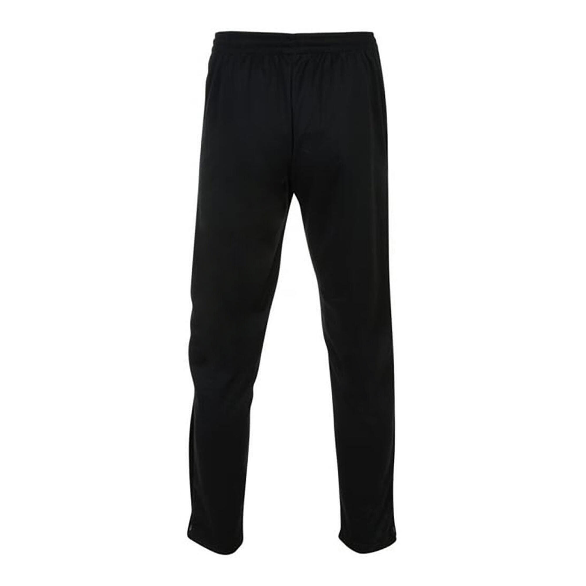 Unisex Adult Stretch Tapered Tracksuit Bottoms (Black) 2/2