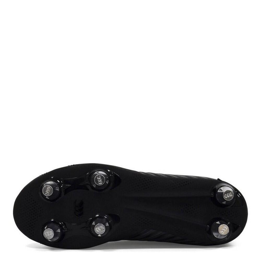 Childrens/Kids Stampede 3.0 Plus Rugby Boots (Black/Lime) CANTERBURY