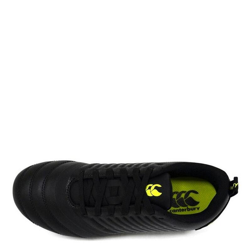 Chaussures de rugby STAMPEDE 3.0 PLUS Enfant (Noir / Vert clair)