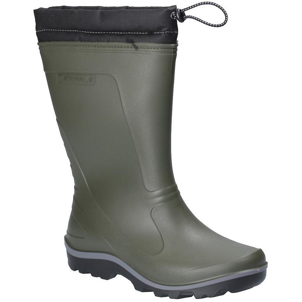 Womens/Ladies Minchinhampton Tie Wellington Boots (Green) 1/5