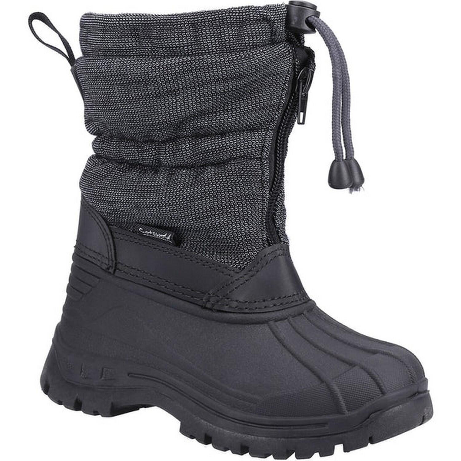 Childrens/Kids Bathford Wellington Boots (Grey/Black) 1/5
