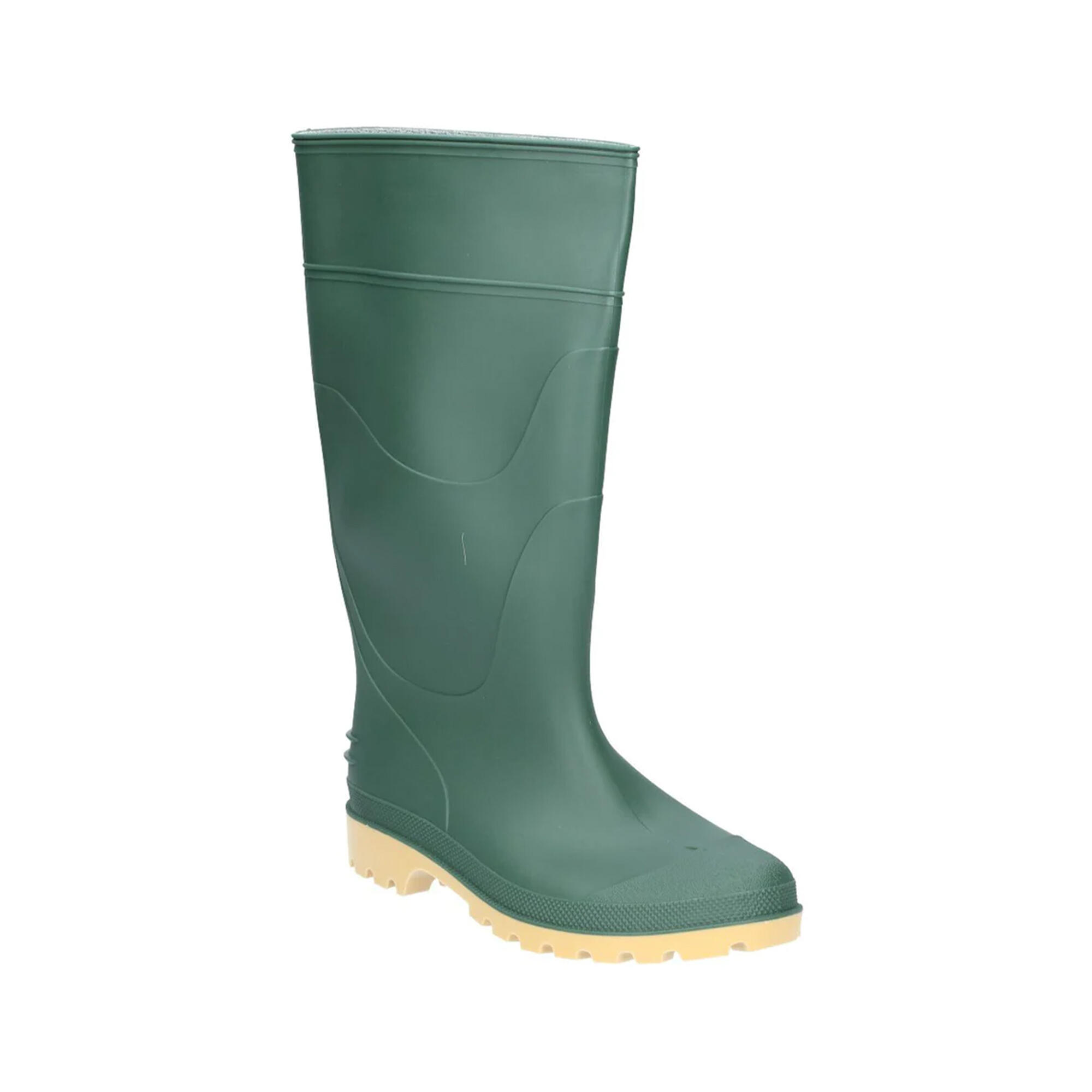 DIKAMAR Pricebuster/Evora Wellington / Mens Boots / Plain Rubber Wellingtons (Green)