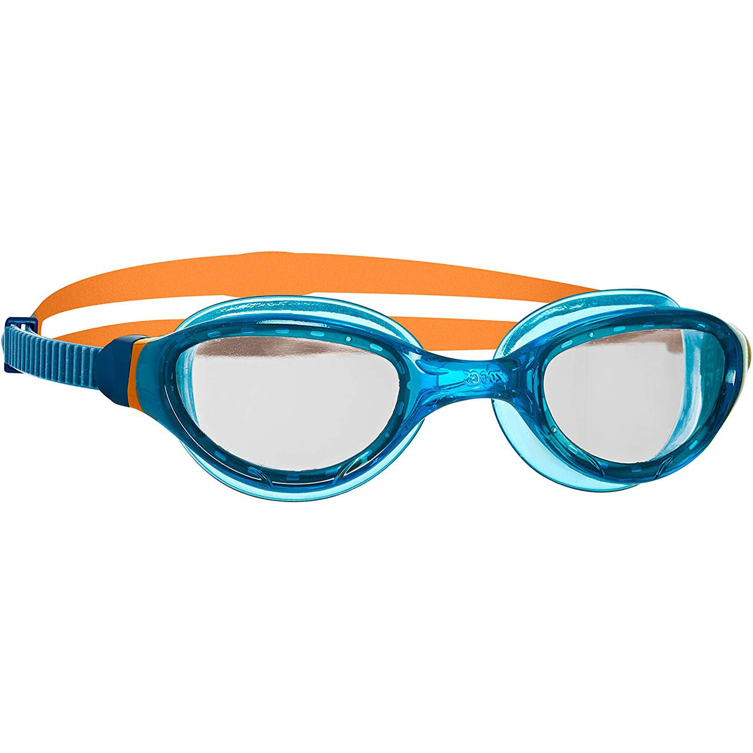 Childrens Kids Phantom 2.0 Swimming Goggles (blue Orange Clear) Zoggs 