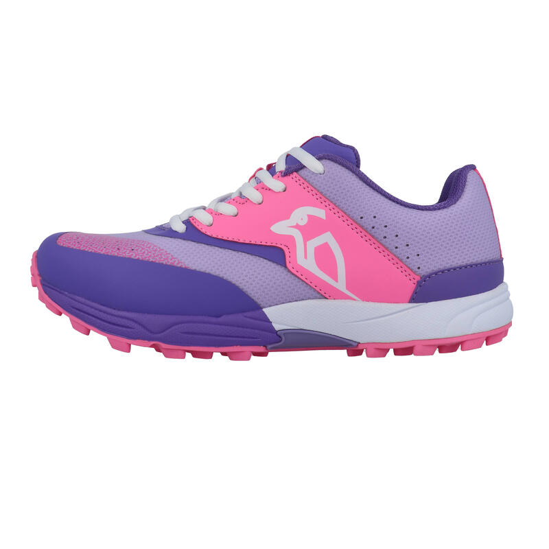 Hockeyschuhe Damen dunkellila/Flieder/Pink