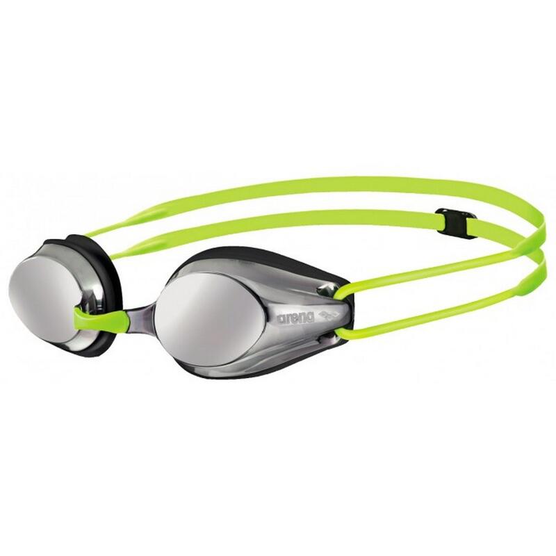 Lunettes de natation TRACKS Enfant (Argenté / Noir / Jaune fluo)