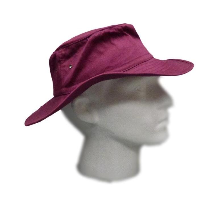 Unisex Adult Cricket Sun Hat (Maroon) 1/1