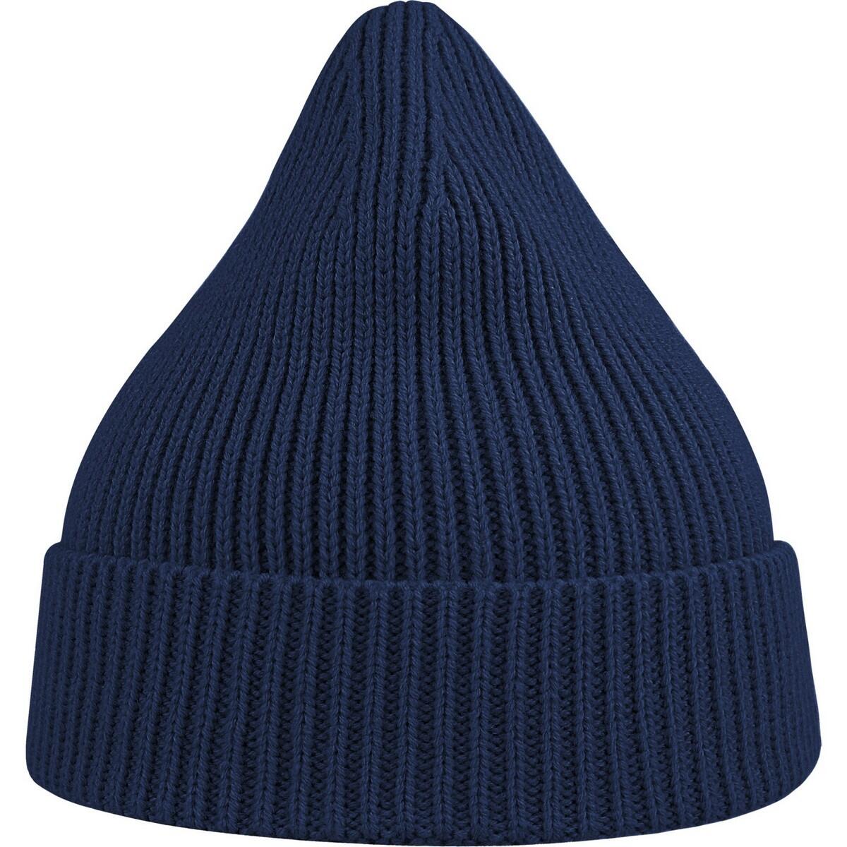 Unisex Adult Andy Recycled Polyester Beanie (Navy) 2/3