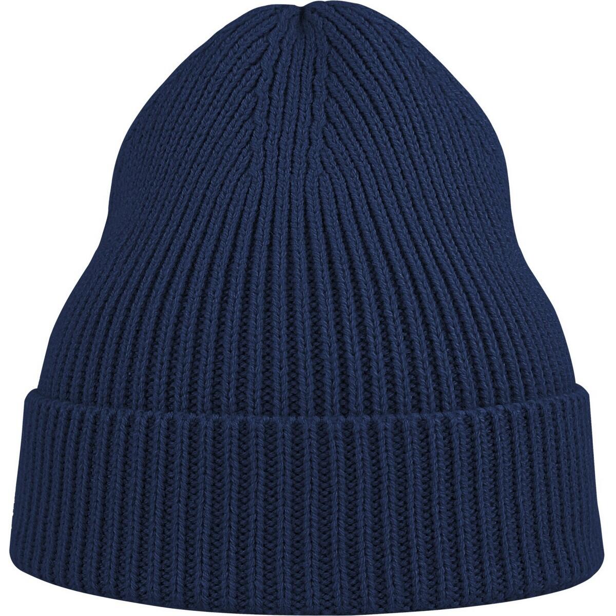 Unisex Adult Andy Recycled Polyester Beanie (Navy) 1/3