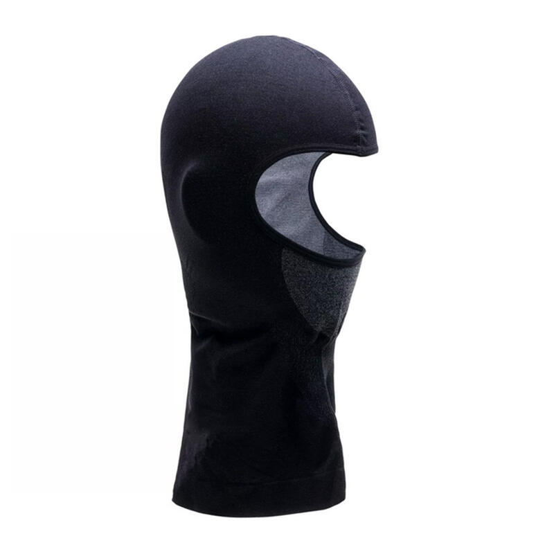 Naadloze uniseks Adult Tigre Logo Balaclava (Zwart)