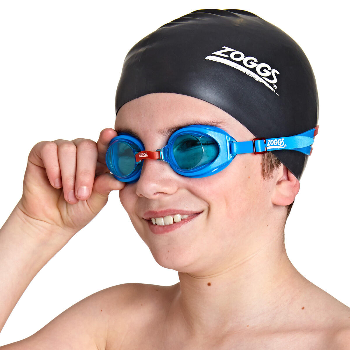 Lunettes De Natation RIPPER Enfant (Bleu / Rouge) 3/4