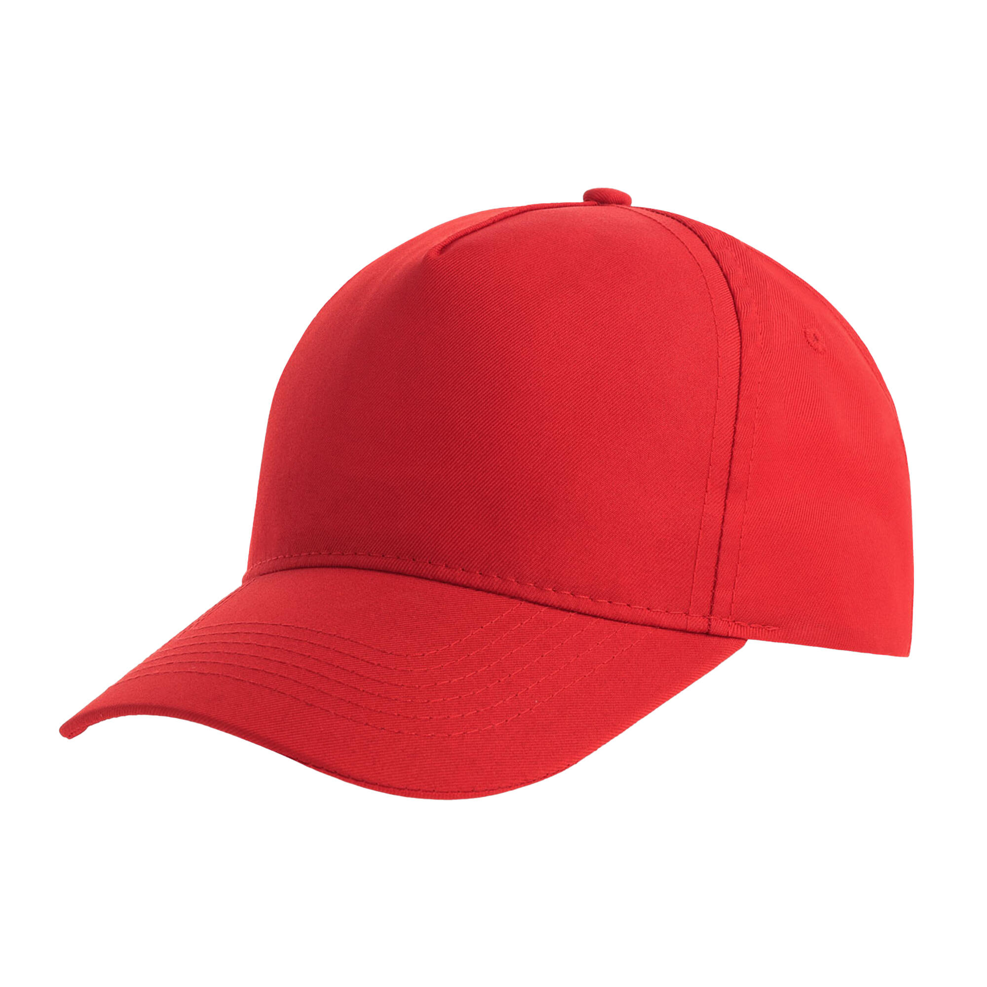 ATLANTIS Childrens/Kids Recy Five 5 Panel Recycled Baseball Cap (Red)