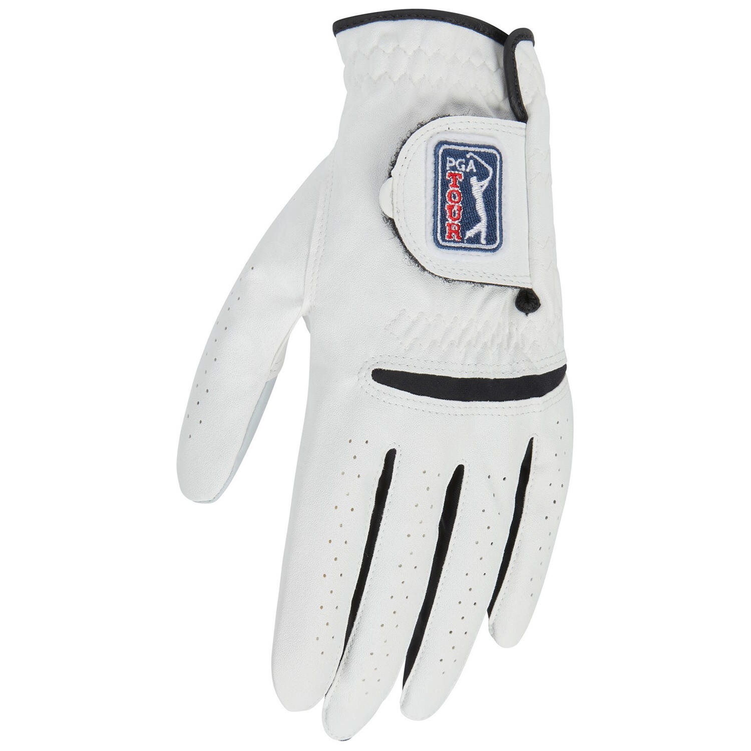 Men's left-handed golf glove (Bright white)