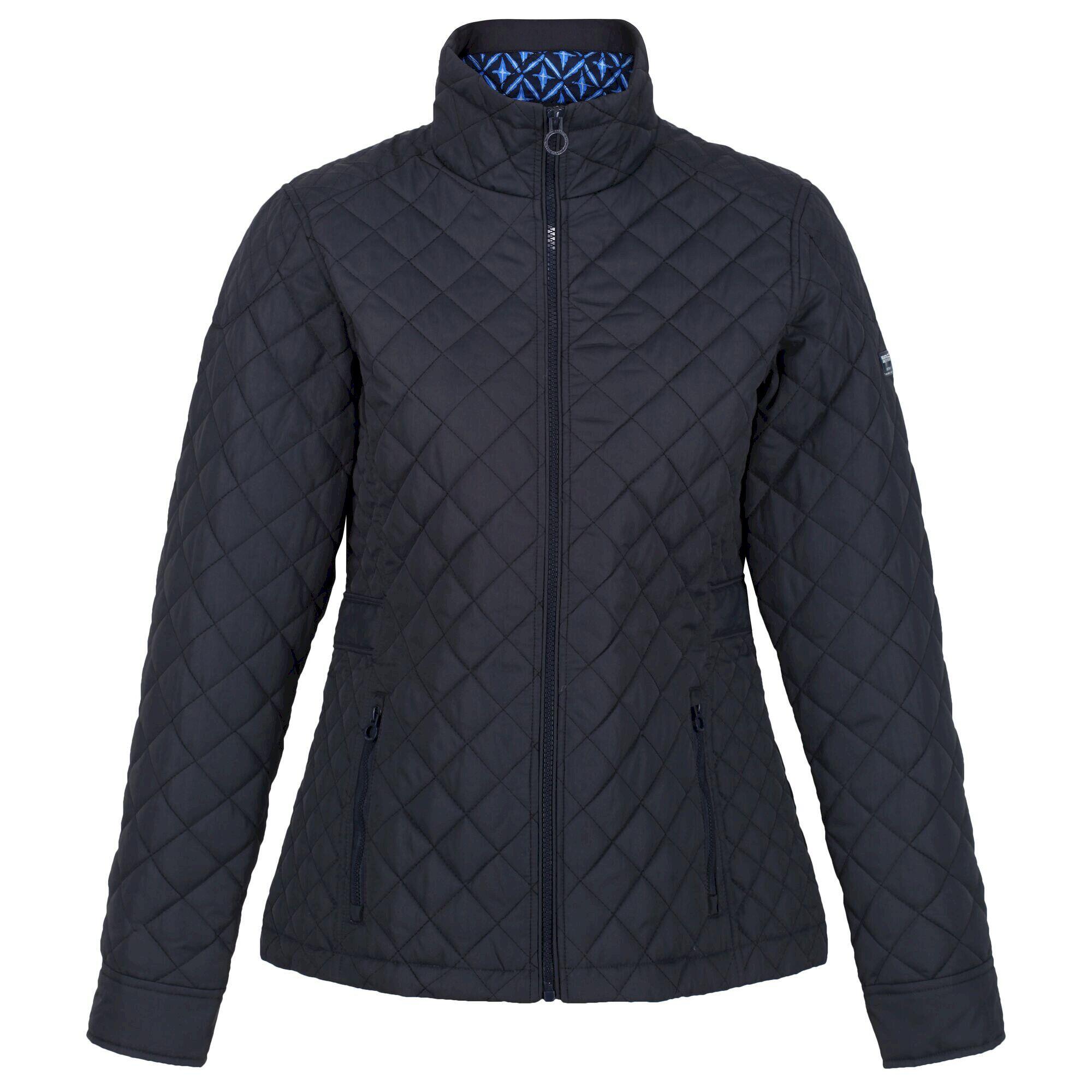 REGATTA Womens/Ladies Charleigh Quilted Insulated Jacket (Navy Tile)
