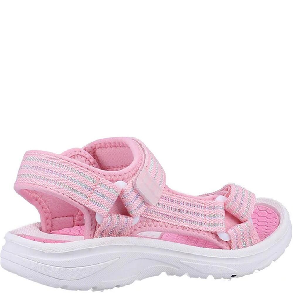 Childrens/Kids Bodiam Recycled Sandals (Pink/White) 4/5