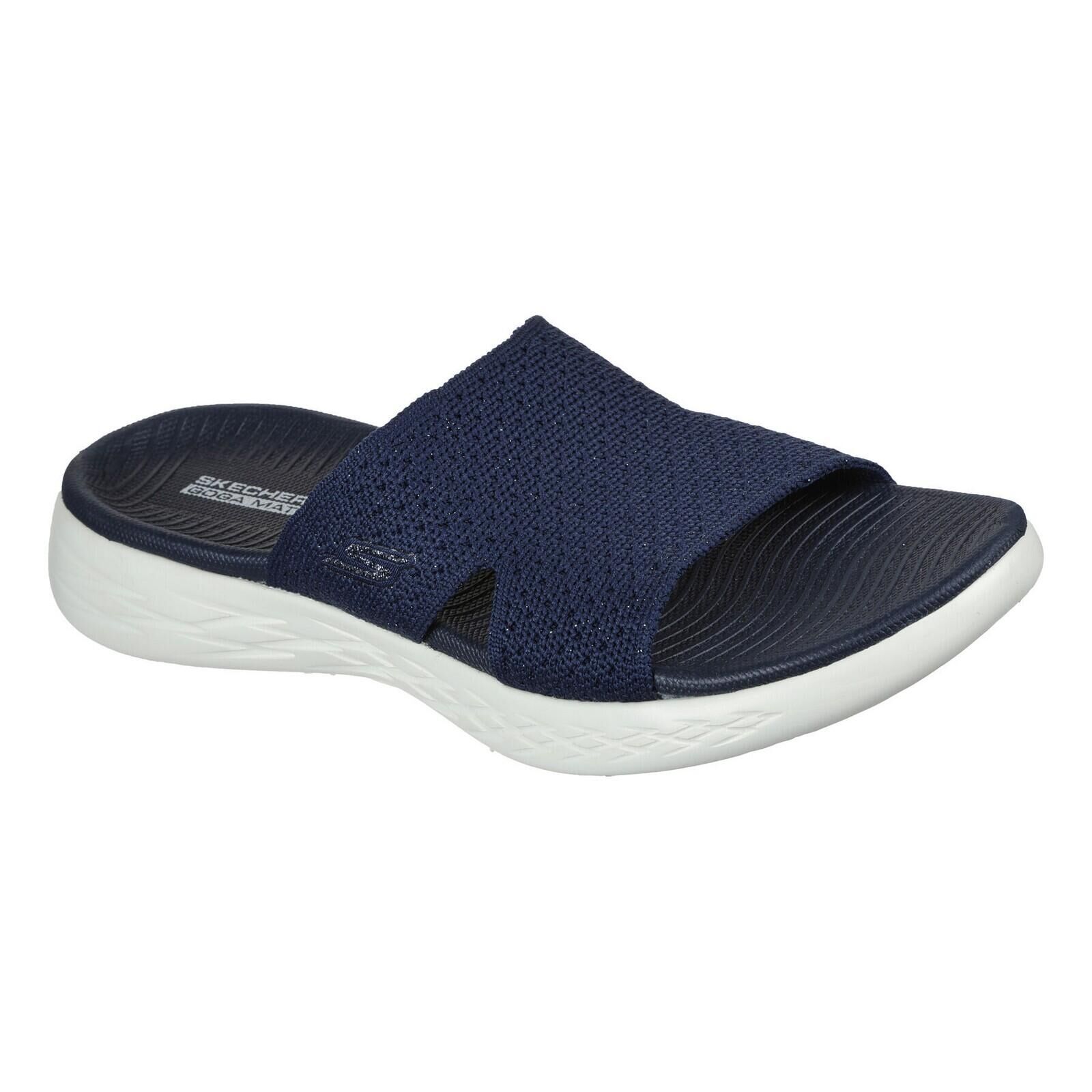 SKECHERS Womens/Ladies OnTheGo 600 Adore Sandals (Navy)