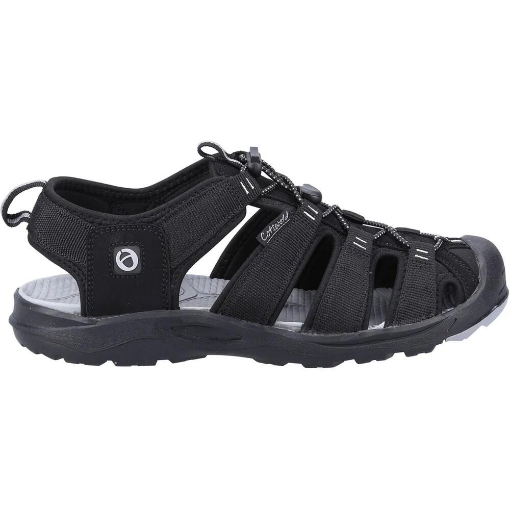 Mens Marshfield Recycled Sandals (Black) 3/5