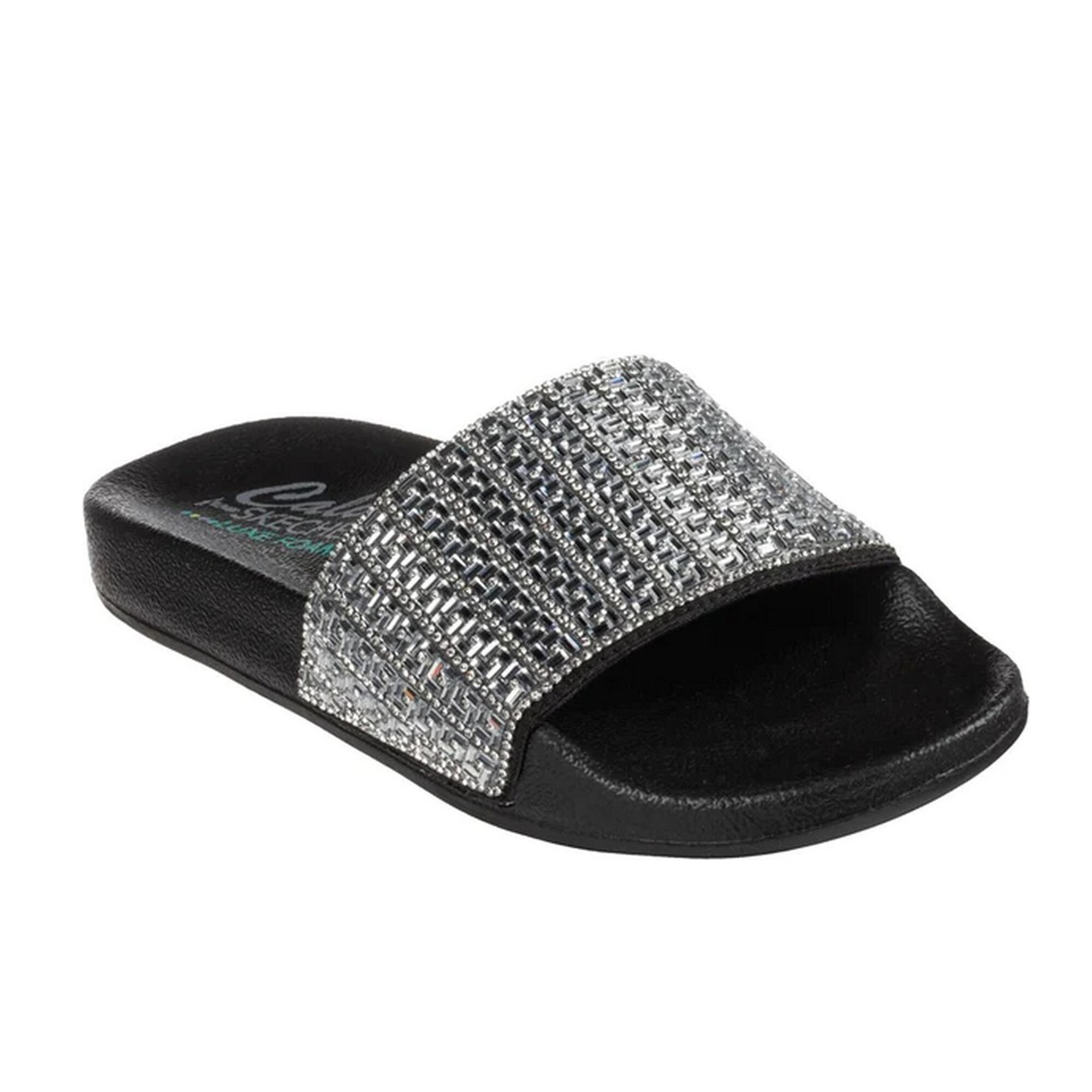 SKECHERS Womens/Ladies Pop Ups New Spark Mules (Black)