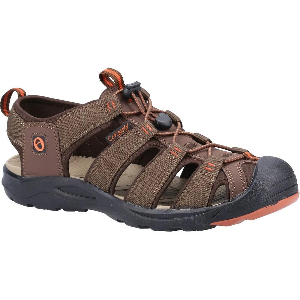 Mens Marshfield Recycled Sandals (Brown) 1/5