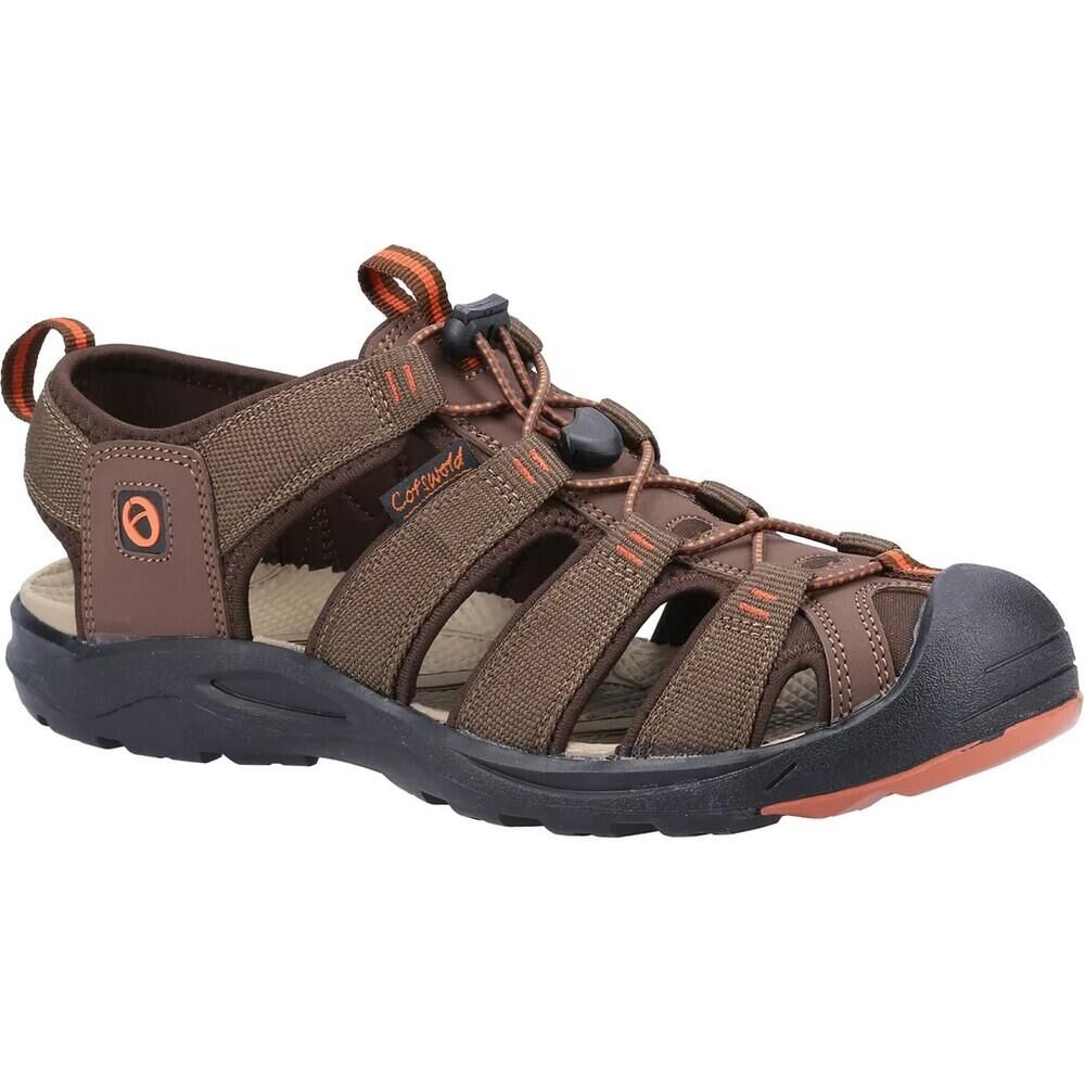 COTSWOLD Mens Marshfield Recycled Sandals (Brown)