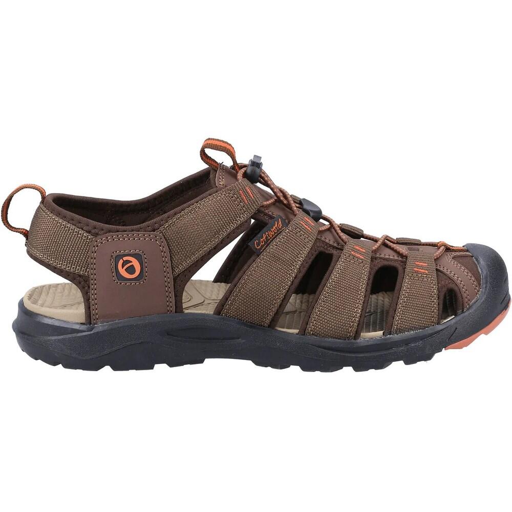 Mens Marshfield Recycled Sandals (Brown) 3/5