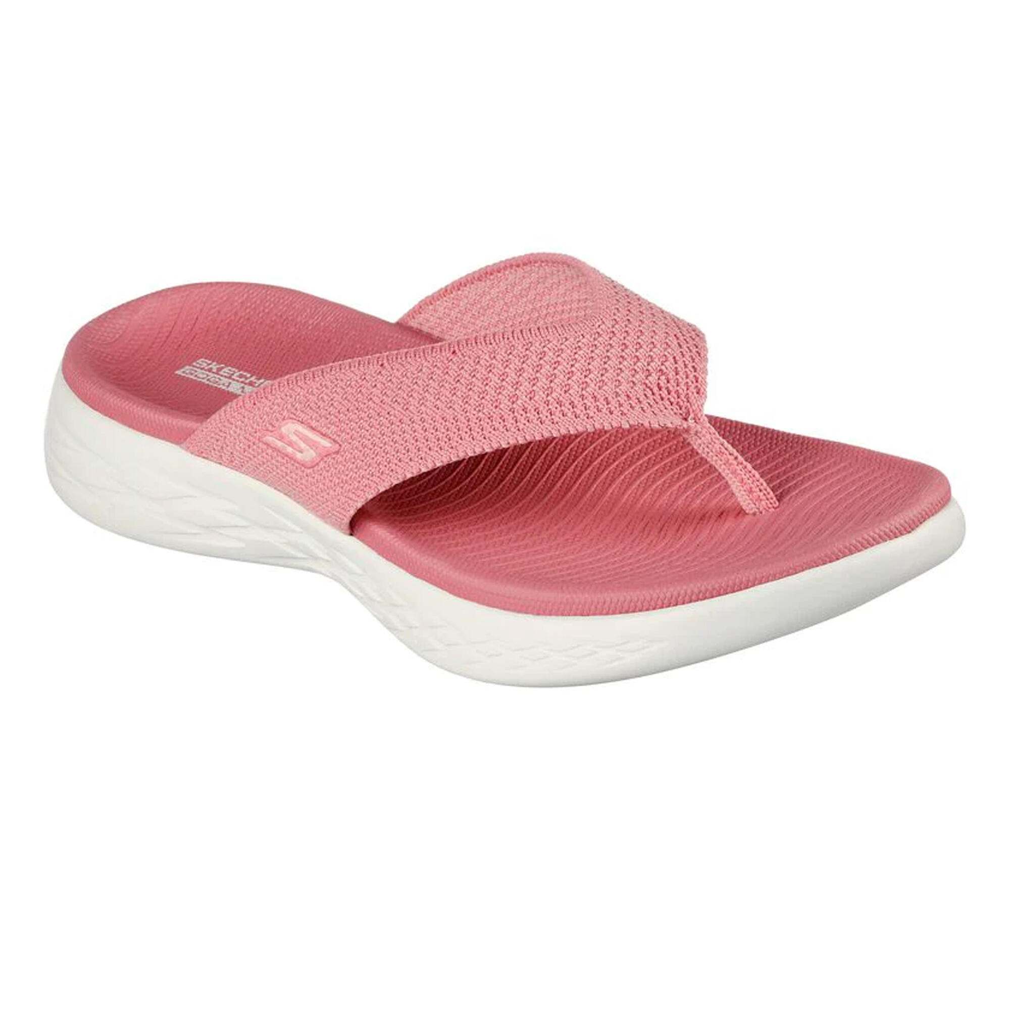 Womens/Ladies OntheGO 600 Flourish Sandals (Coral) 2/5