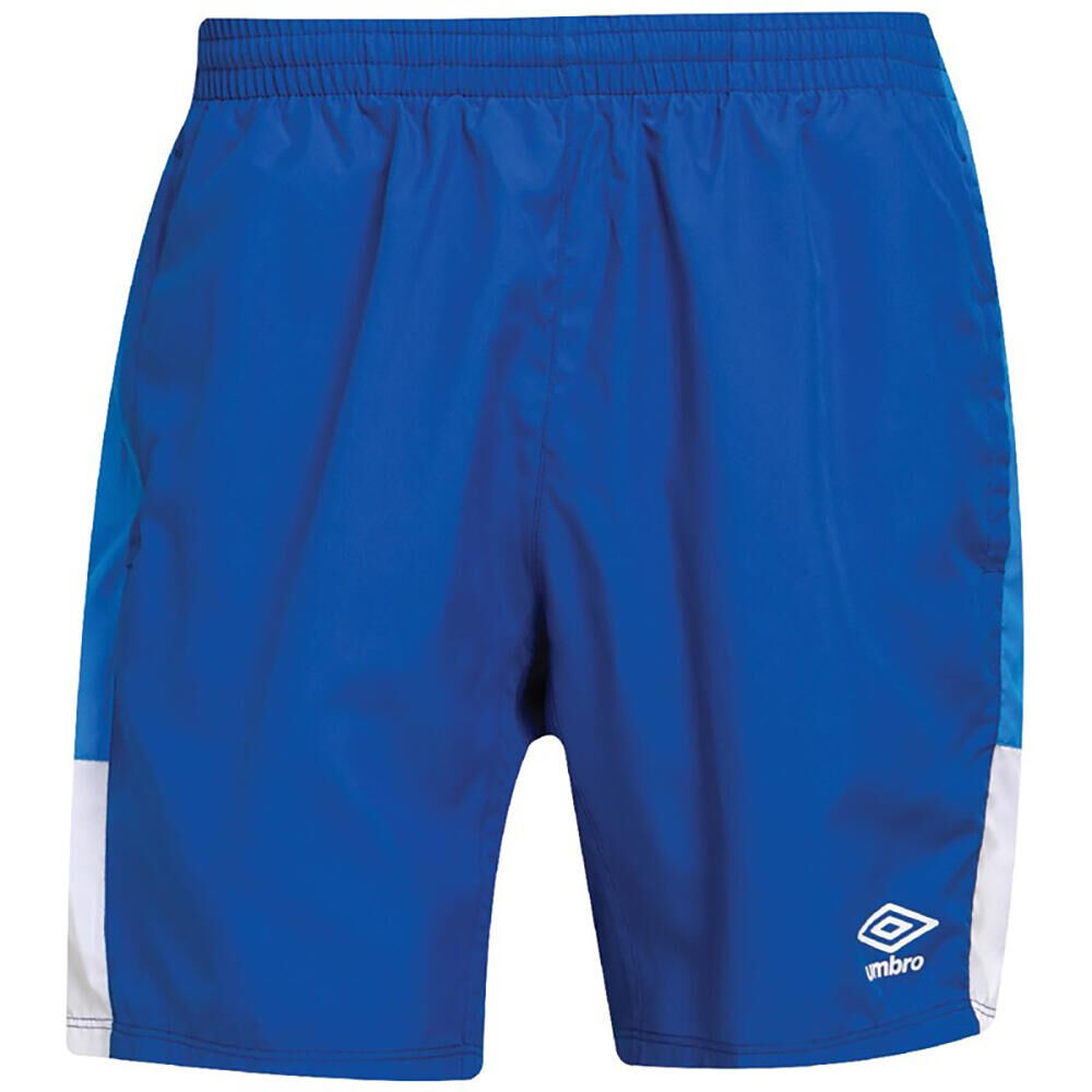 UMBRO Mens Training Shorts (Royal Blue/French Blue/White)
