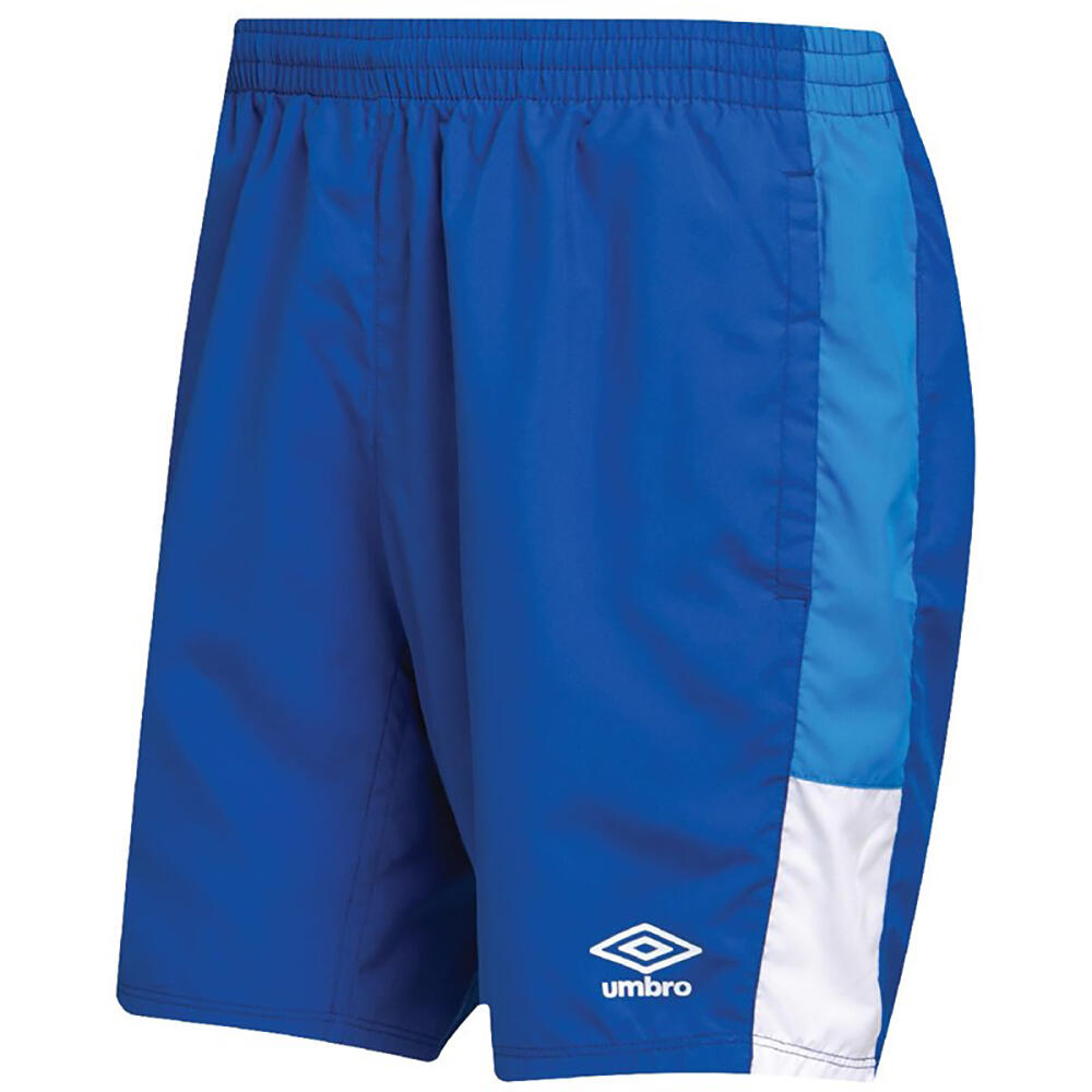 Mens Training Shorts (Royal Blue/French Blue/White) 4/4